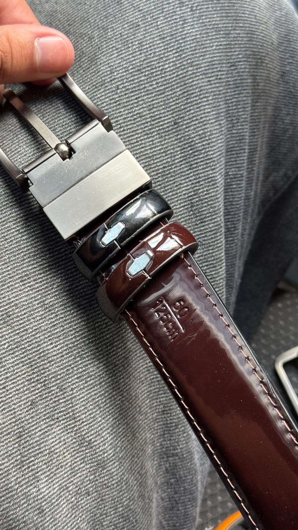 Tommy Hilfiger Classic Verne Double Face Belt – Black & Brown