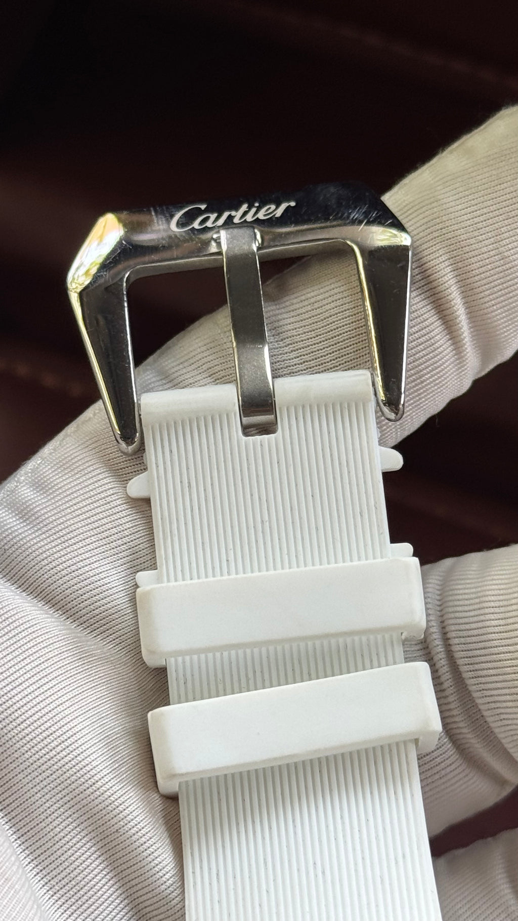 Cartier Santos Rubber Strap Watch 9 Colors.