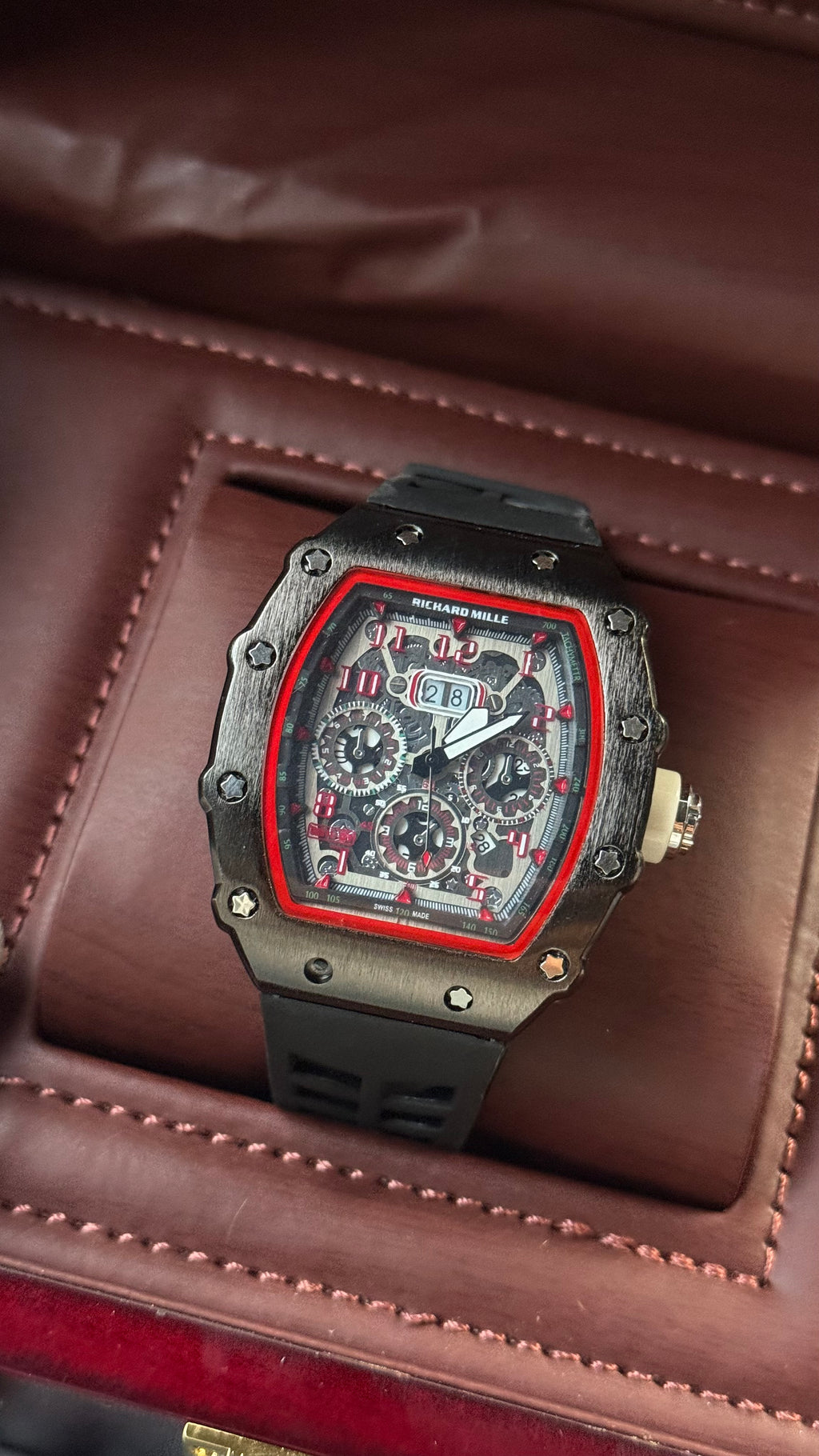 Richard Mille White & Black Rubber Watch