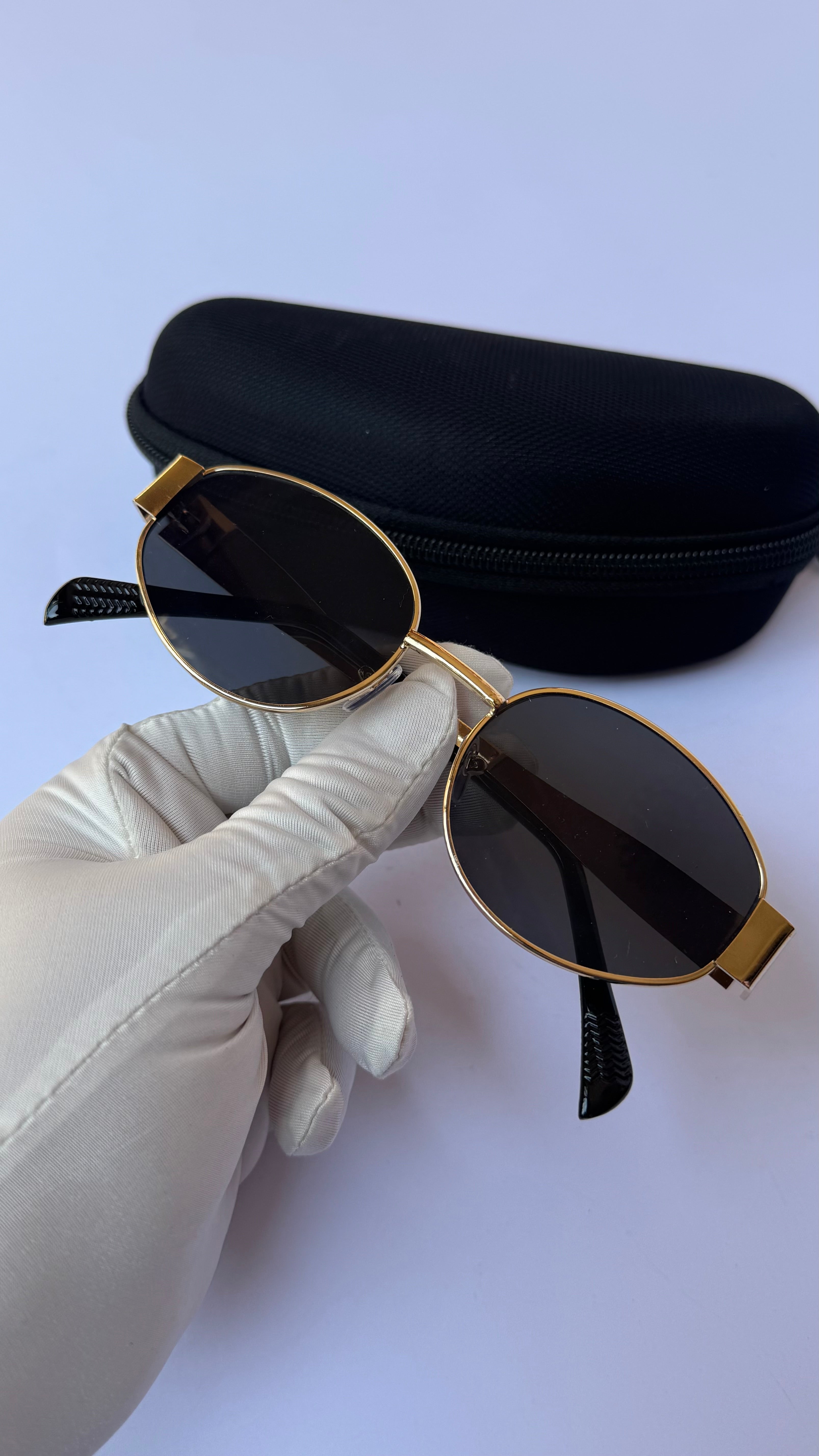 Vintage Oval Sunglasses