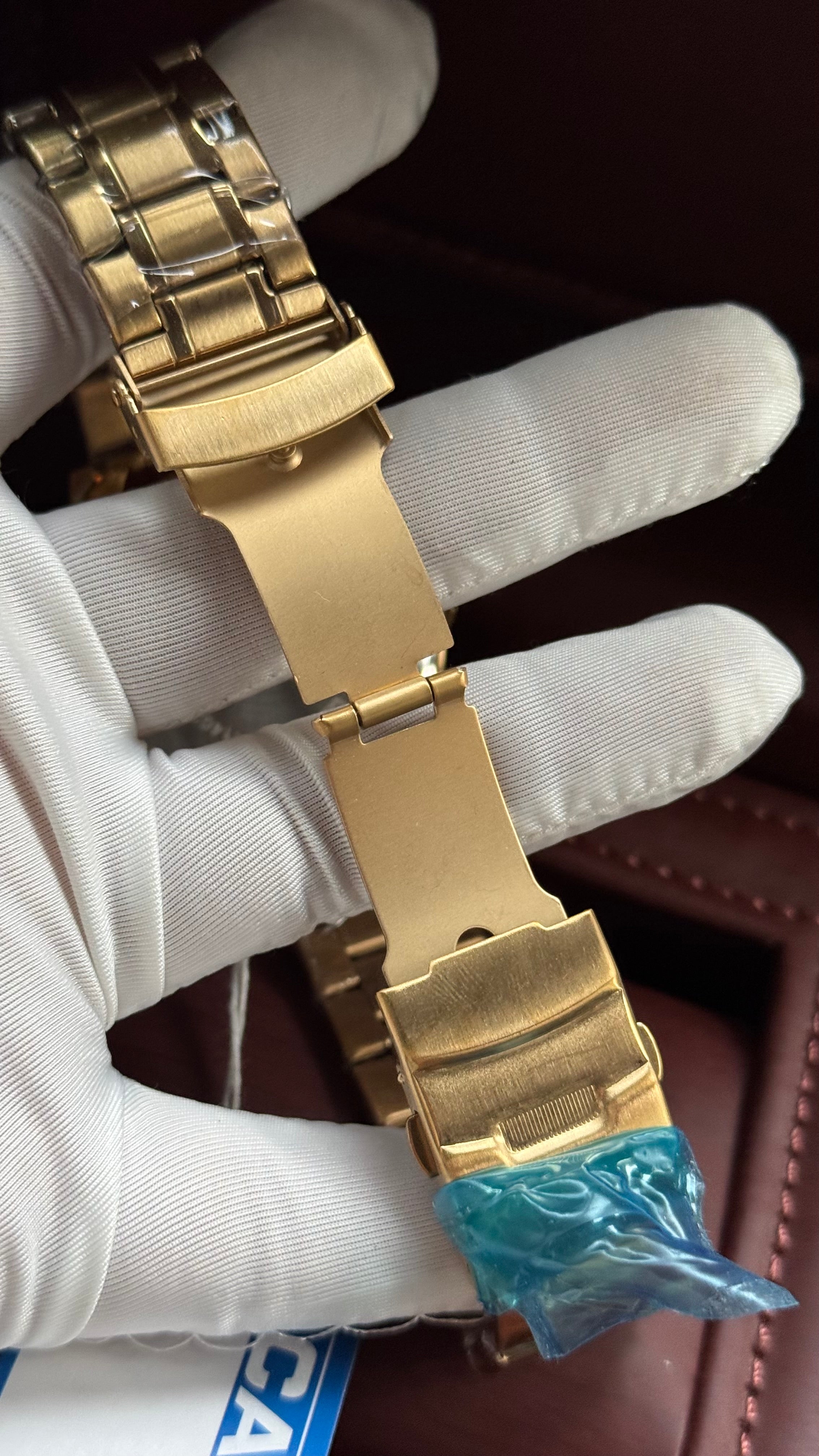 Casio Gold Quartz Watch White Dial Japanese Movement