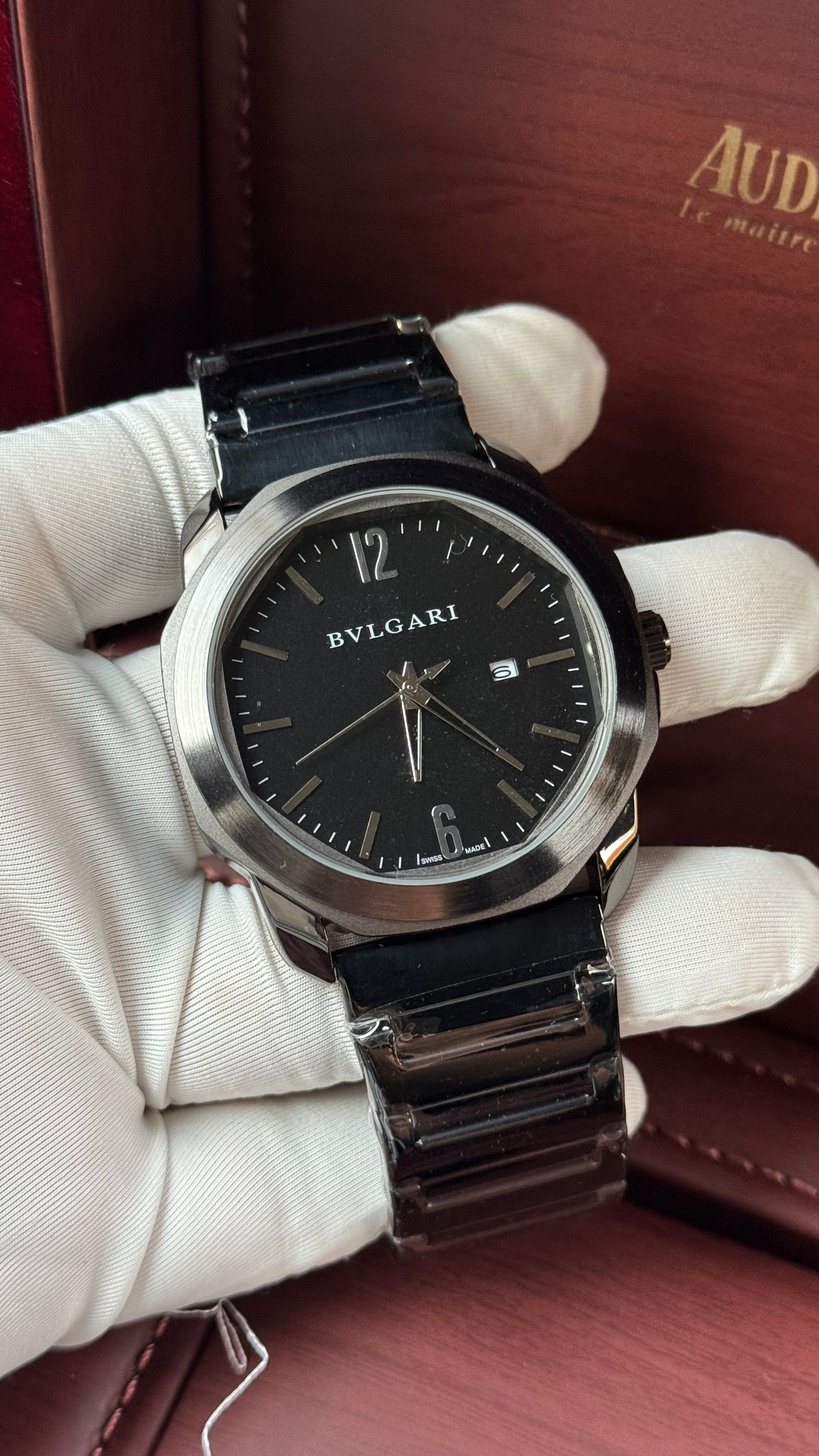 Bvlgari Semi-Automatic Luxury Watch – 4 Colors