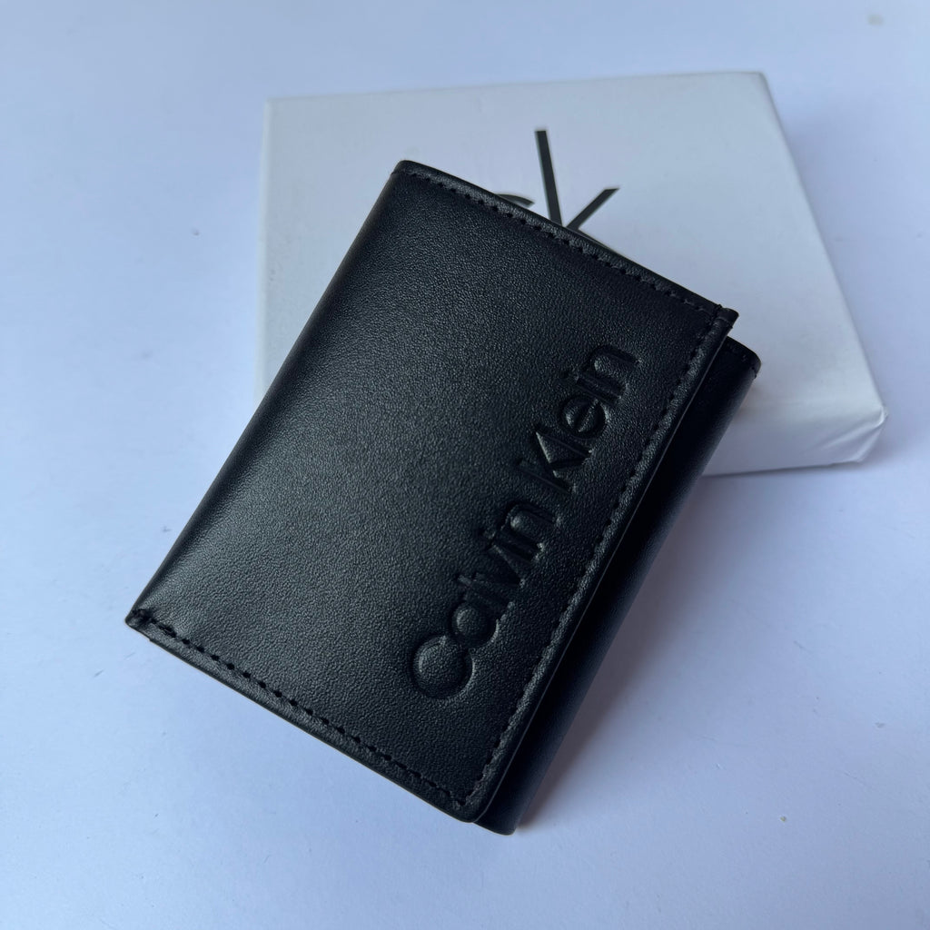 Calvin Klein Trifold Wallet-Genuine leather