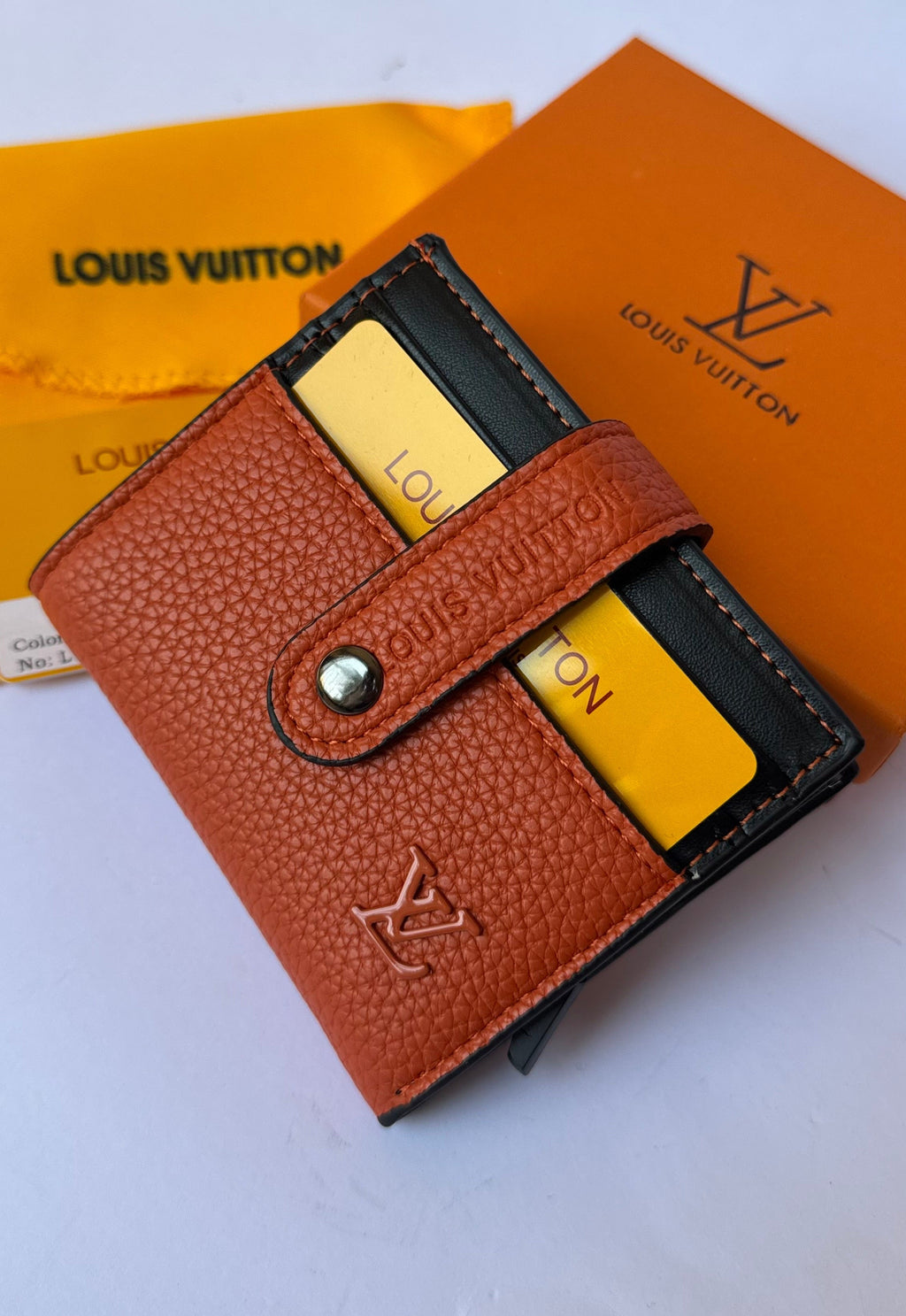 Louis Vuitton Bifold Automatic Wallet - Orange